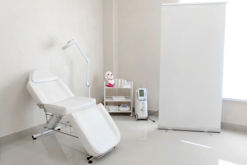 LED light treatment therapy room
